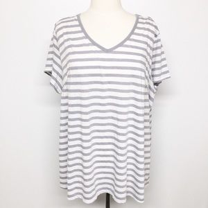 Calvin Klein stripped performance fitness top